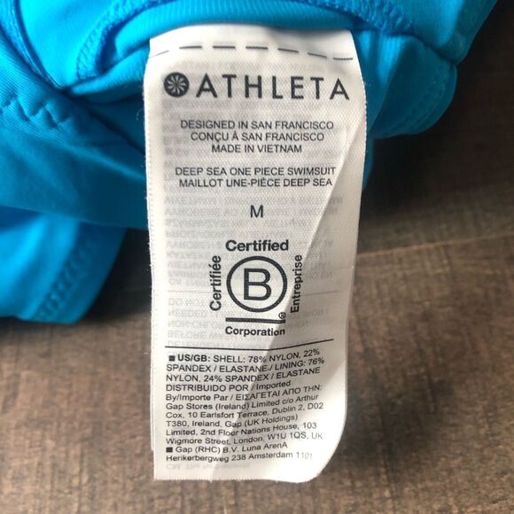Athleta Deep Sea One Piece Swimsuit - Picture 6 of 6